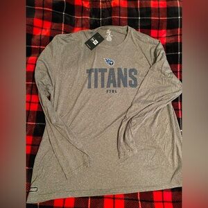 New Era Gray Titans Long Sleeve Tee XXXL nwt
